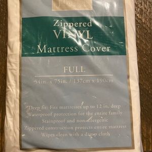 jubilee zippered vinyl mattress cover full
